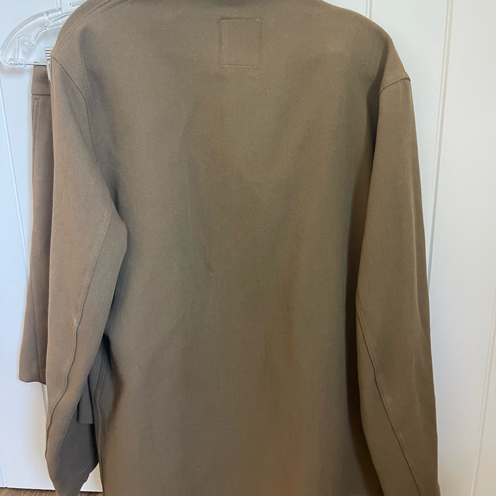 Sandro Men’s Solid Twill Worker Jacket Size Small - image 3